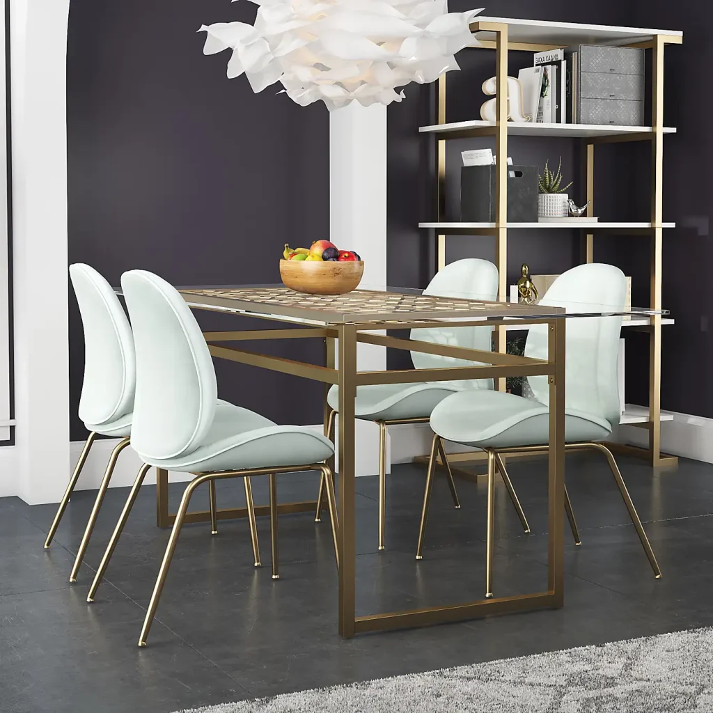 Cosmo Living Juliette 6 Seater Rectangle Dining Table